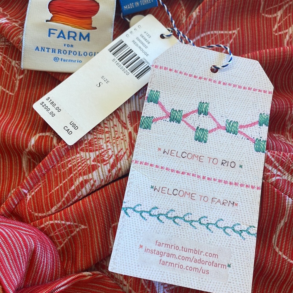 FARM Rio Red Floral Jumpsuit - Picture 7 of 7